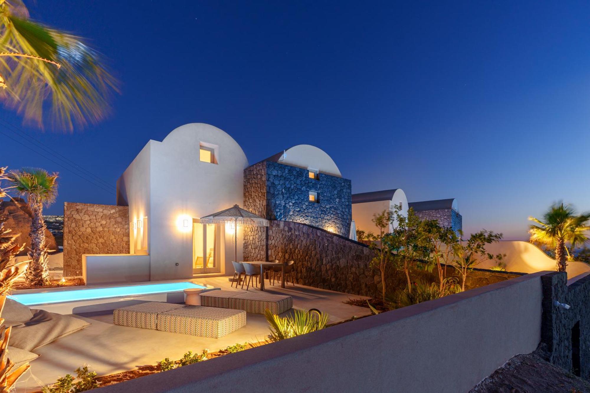 卡特瑞杜斯Halo Santorini - Living Experience别墅 外观 照片